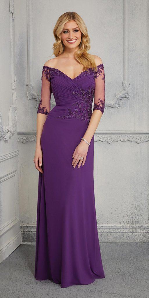 country mother of the bride dresses sheath v neckline mori lee