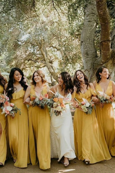 Yellow Bridesmaid Dresses: 12 Ideas For Bright Celebration
