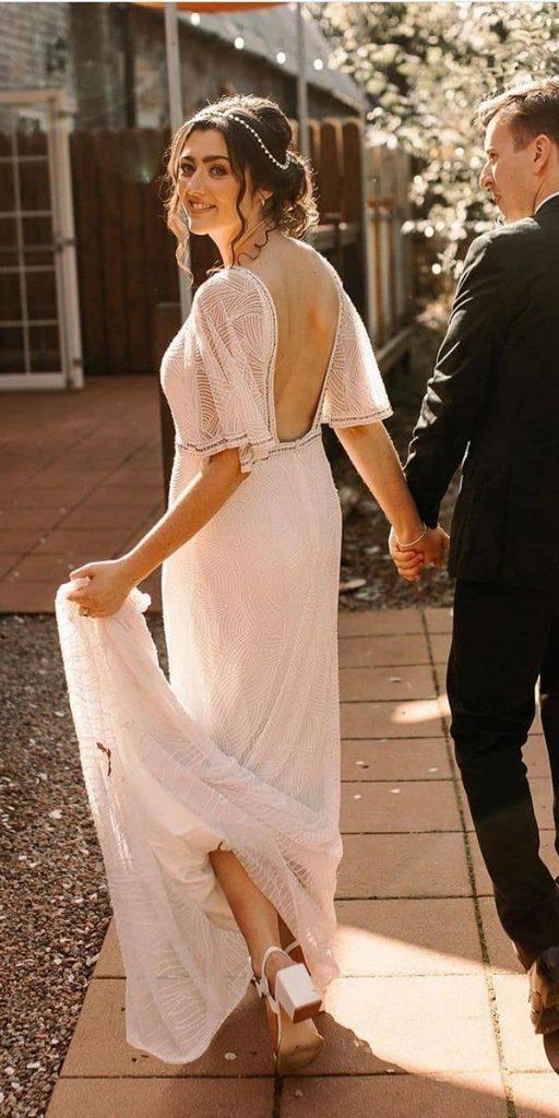 vintage wedding dresses sheath ope back country elizajanehowell