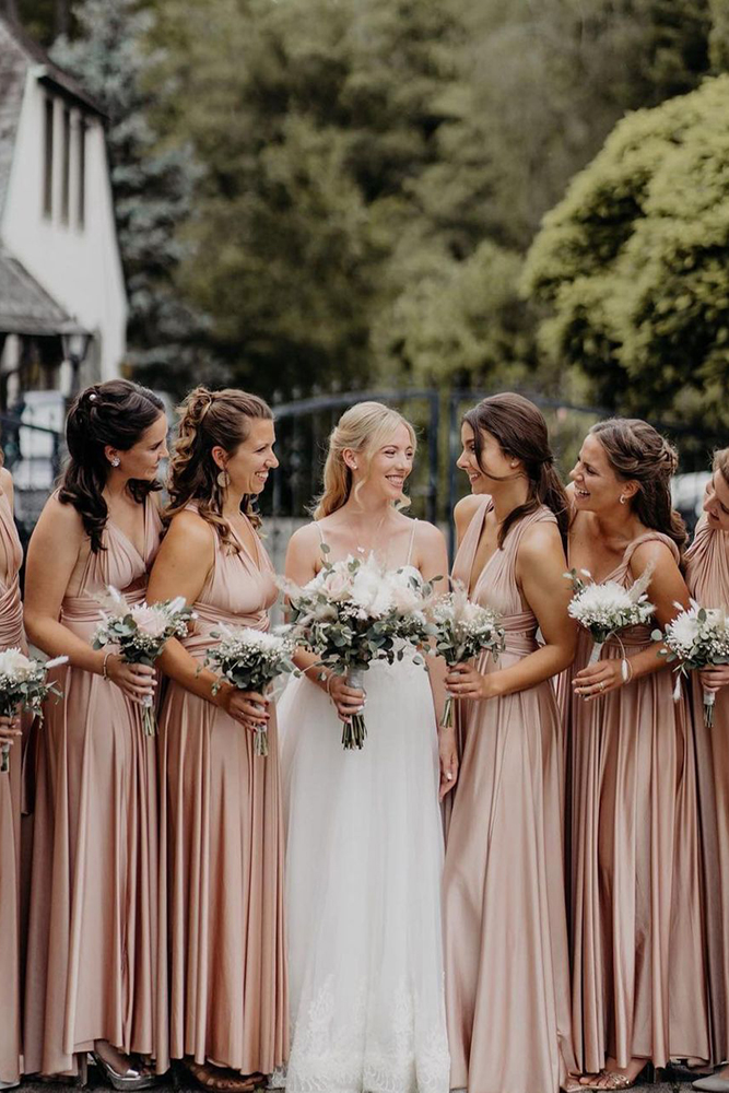 Mismatched Bridesmaid Dresses. 5 Color Ideas Wedding Dresses Guide