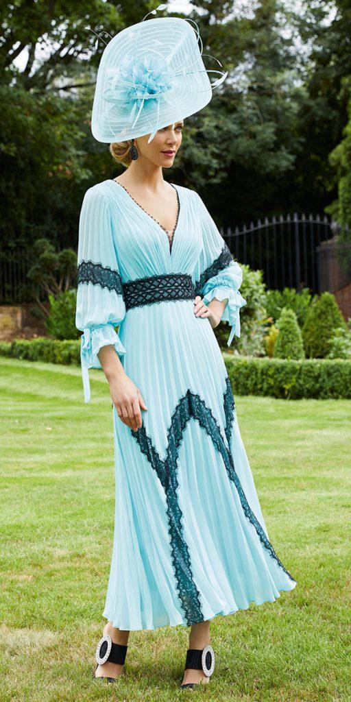  mother of the bride dresses tea length with sleeves blue country ronald