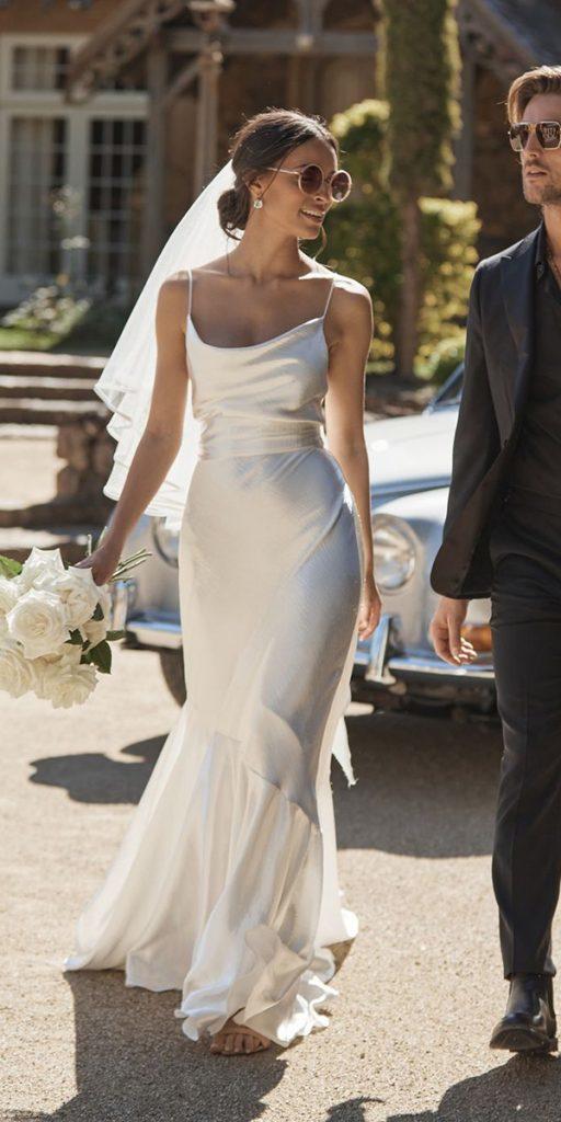 simple wedding dresses silk with spaghetti straps grace_loves_lace