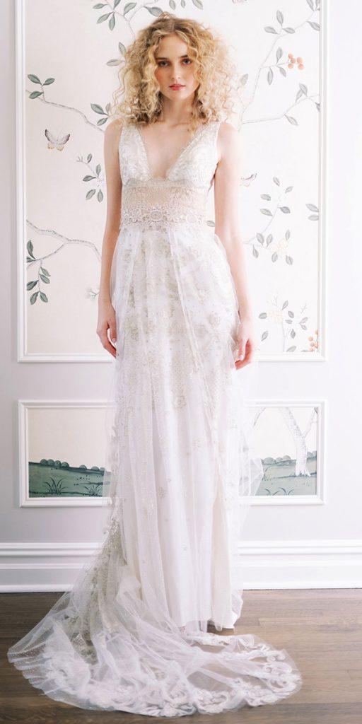 vintage lace wedding dresses line rustic boho claire pettibone