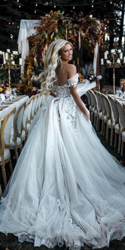 top wedding dresses off the shoulder lace ball gown galialahav