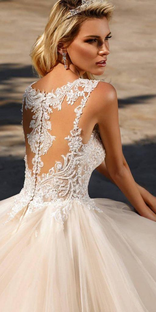lace back wedding dresses tattoo effect back lace bien_savvy
