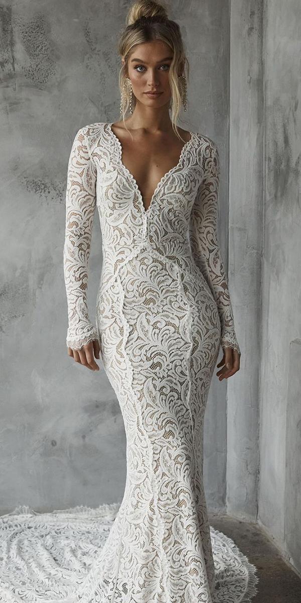 Lace Wedding Dresses With Sleeves Wedding Dresses Guide