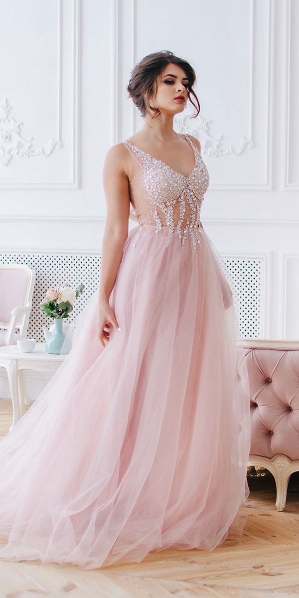 Blush Wedding Dresses: 12 Styles That You Must See