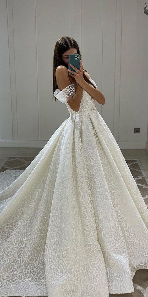 princess wedding dresses off the shoulder romantic wona_concept