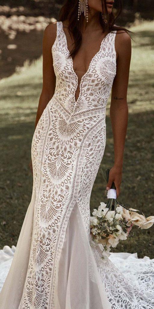 rustic wedding dresses lace vintage boho grace_loves_lace