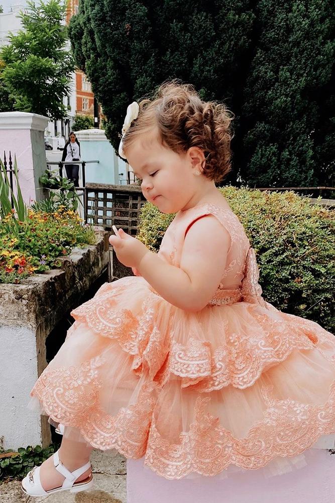 vintage flower girl dresses blush lace country ittybittytoes