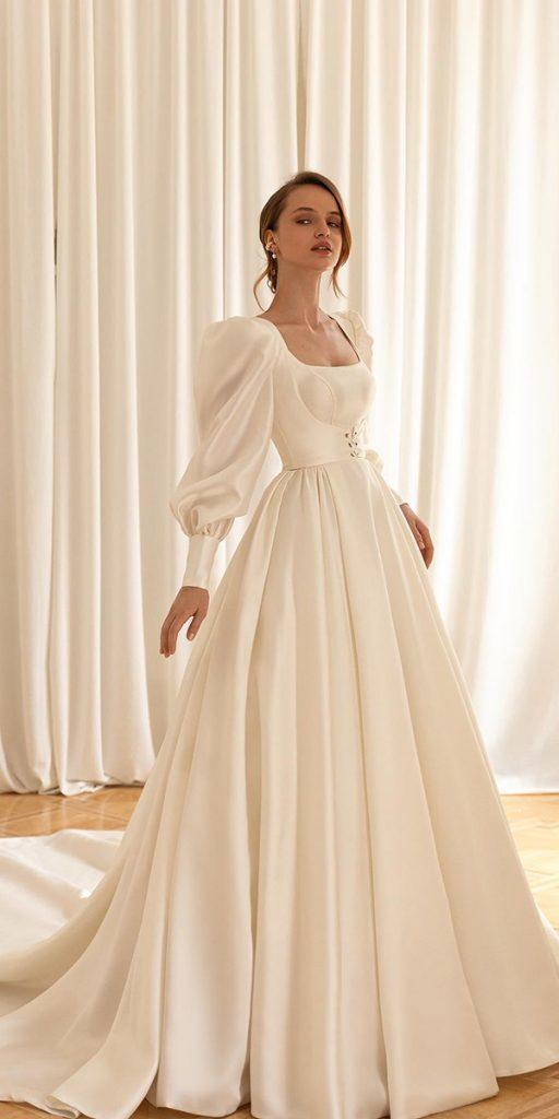  a line wedding dresses eva lendel simple eva lendel