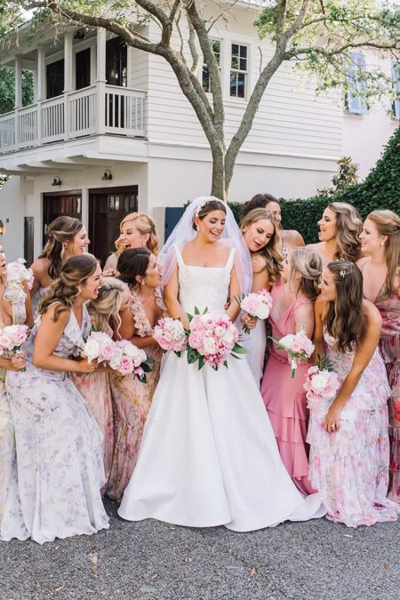 Floral Bridesmaid Dresses: 12 Most Beautiful Styles