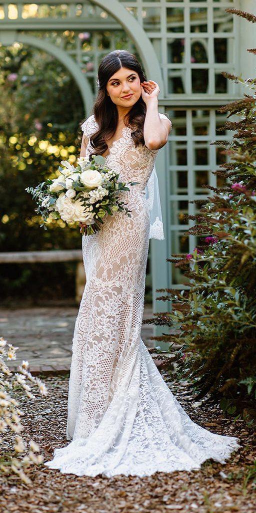 vintage wedding dresses 1920s lace sheath with cap sleeves country ray photography co