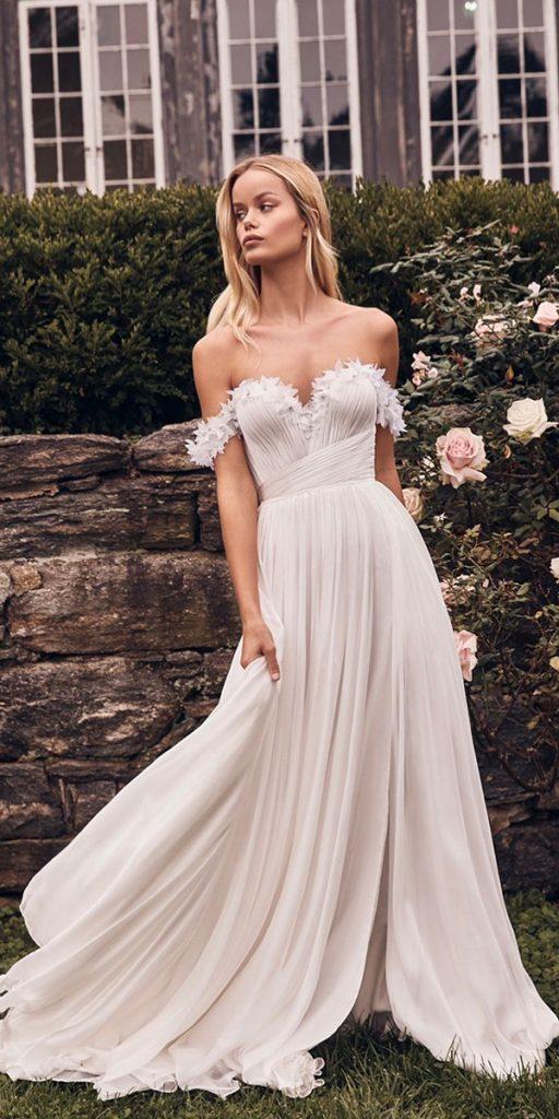 destination wedding dresses simple a line strapless neckline kinsleyjames