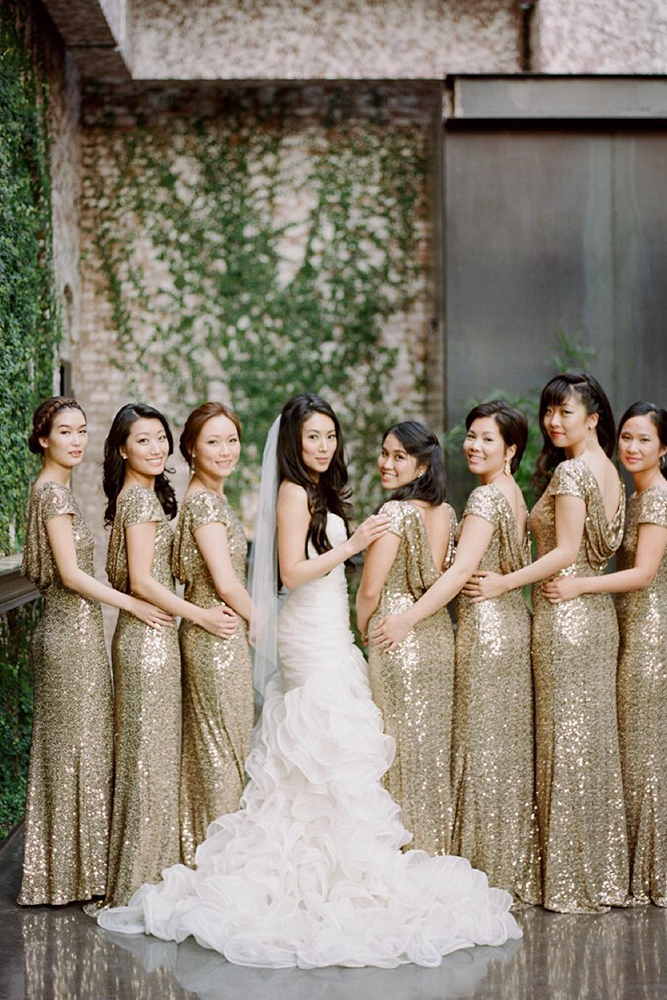  sequin bridesmaid dresses champagne long sexy rebeccayale
