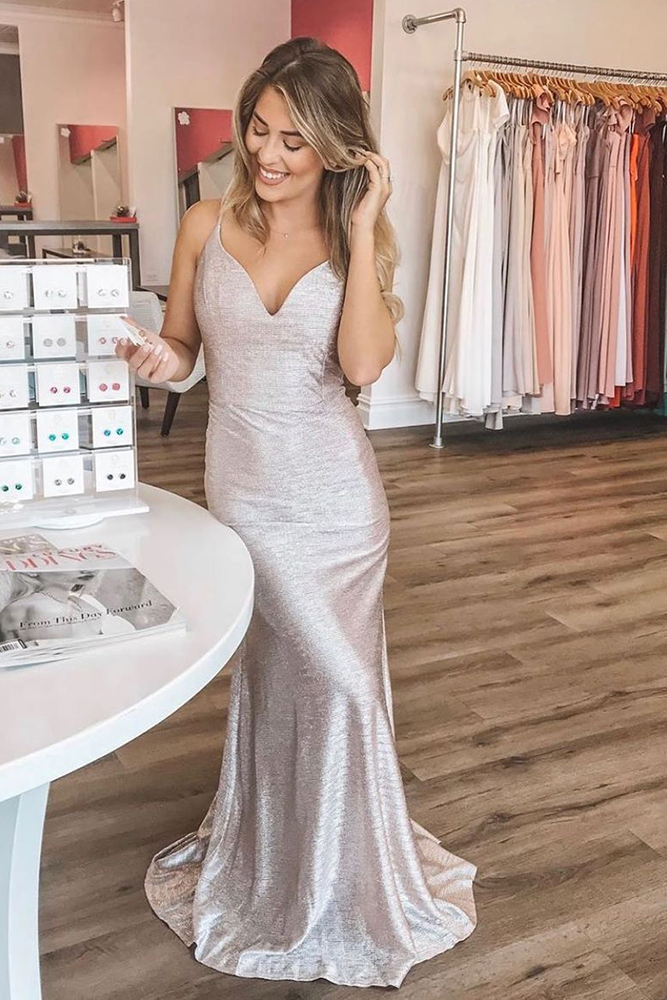 sequin bridesmaid dresses simple silver sexy hayleypaige