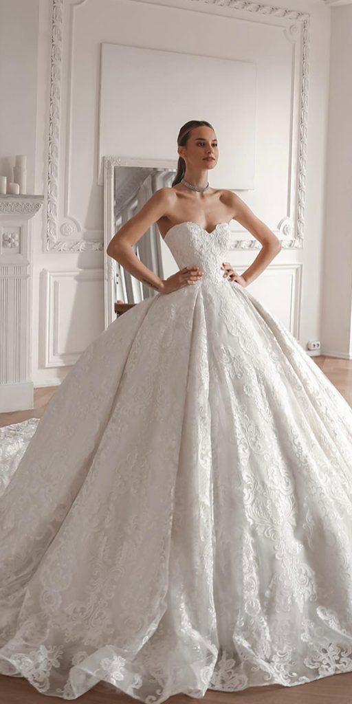 ball gown wedding dresses sweetheart neckline alce strapless oliviabottega