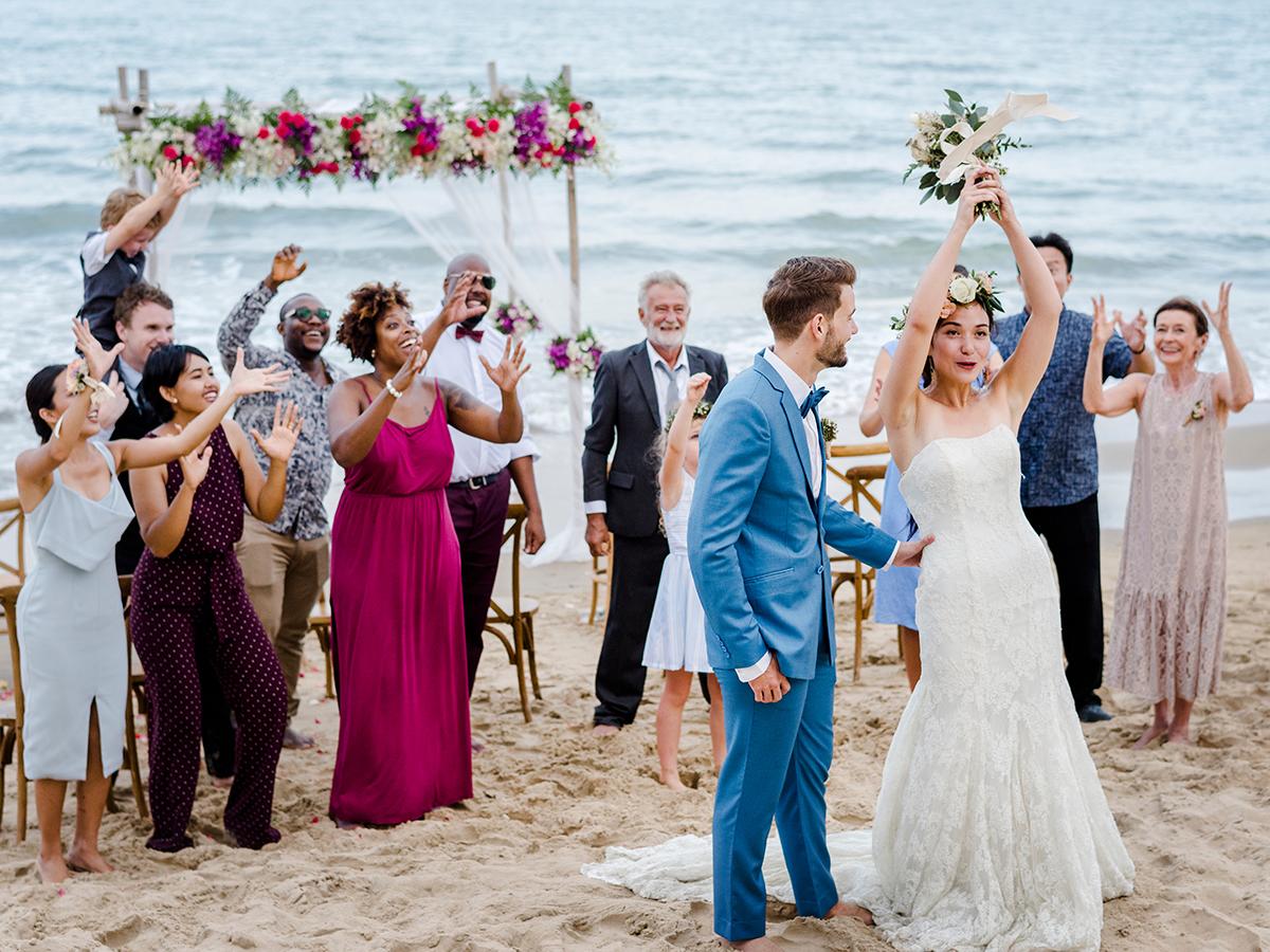 dress wedding guest beach