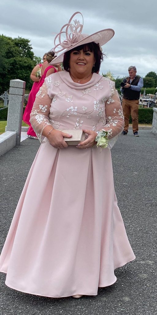 flattering mother of the bride dresses for plus sizes pink with sleeves curvychic