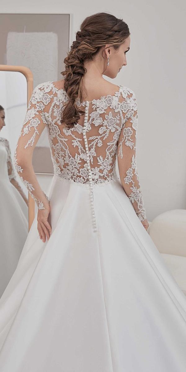 illusion long sleeve wedding details lace digio bridal