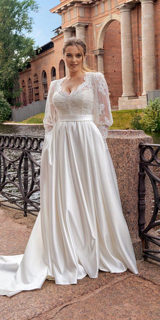 lace plus size wedding dresses with sleeves lace top with cape papilio
