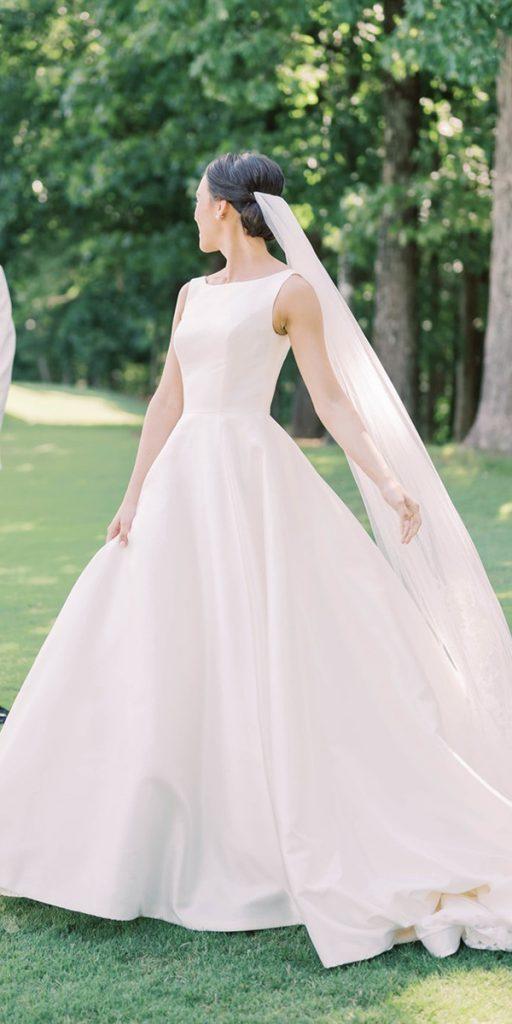 modest wedding dresses with sleeves a line sleeveless sarehnouri