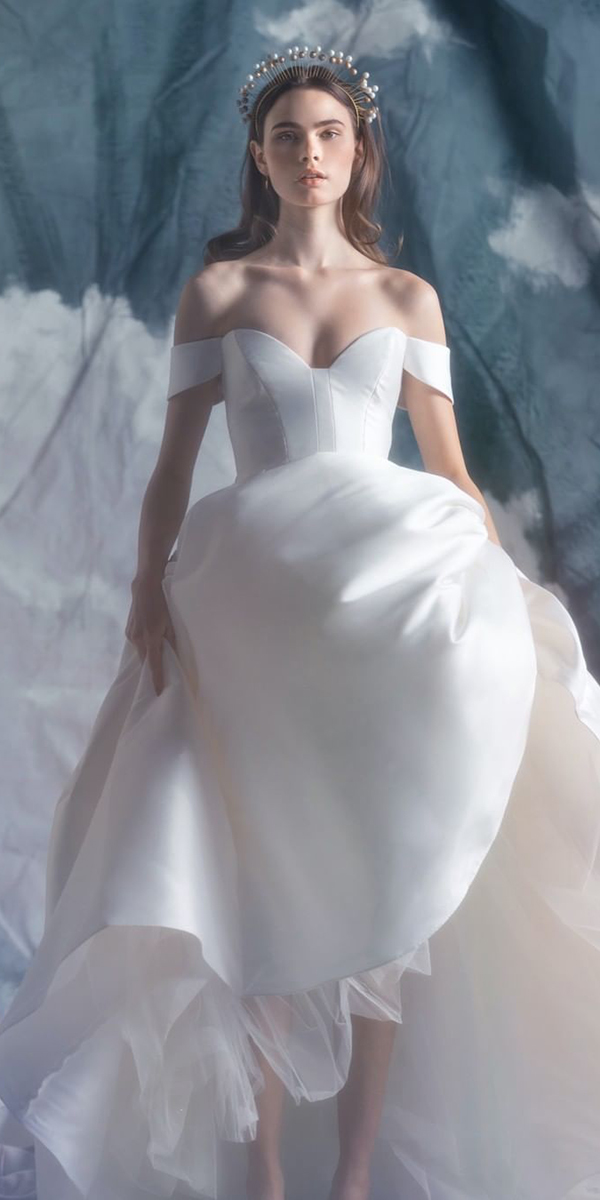 romantic bridal gowns simple sweetheart neckline strapless ball gown wtoowatters