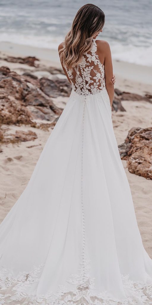 lace beach wedding dresses a line tattoo effect sexy allure