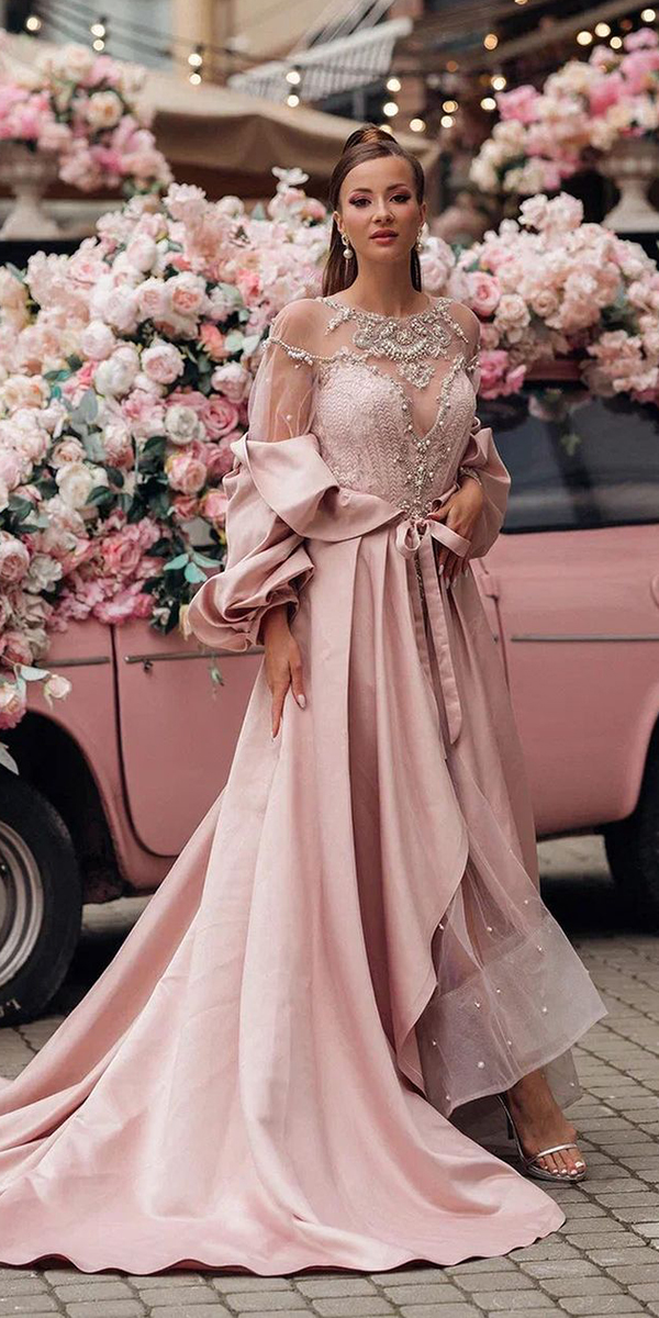 12 Pink Wedding Dresses You Like Immediately | Wedding Dresses Guide