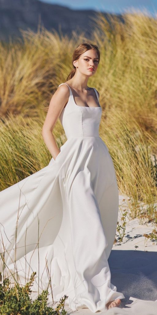 summer wedding dresses simple beach annageorgina