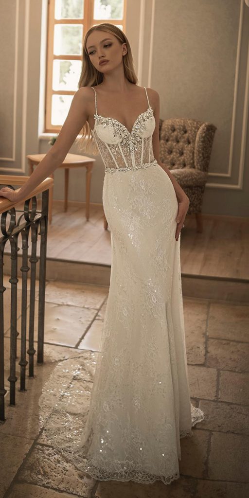 beach destination wedding dresses with spaghetti strapls sexy pninatornai