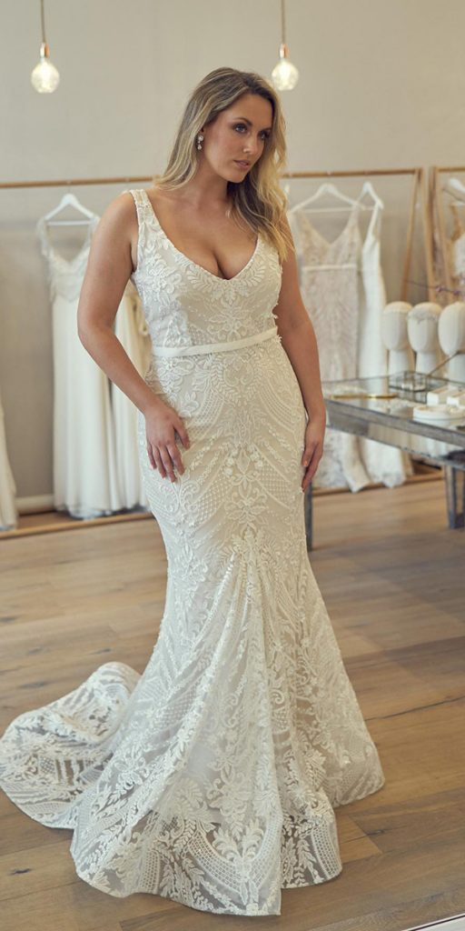 lace plus size wedding dresses mermaid sexy annacampbel