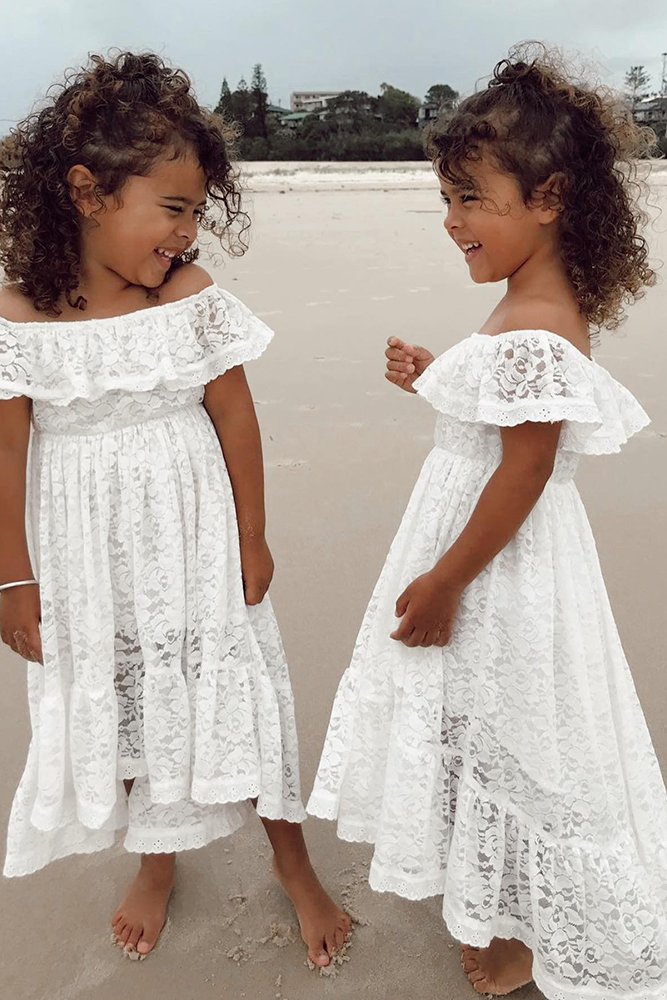 Flower girl hotsell dress rustic