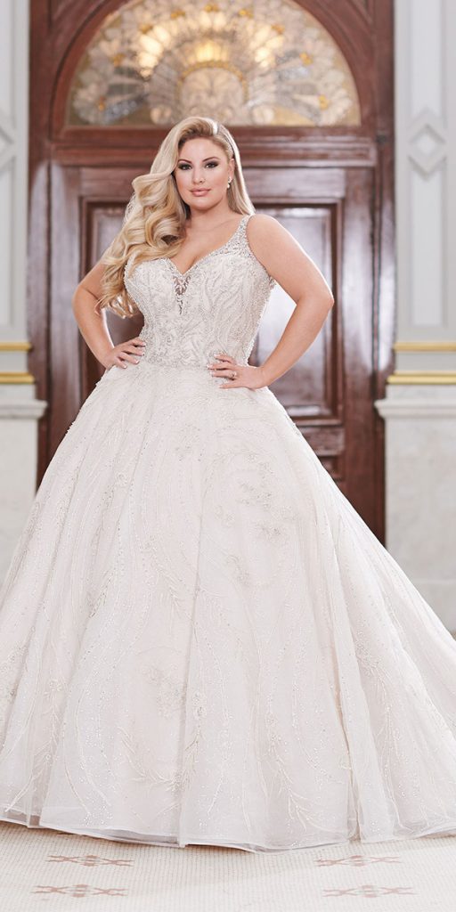 plus size ball gowns wedding dresses vintage beaded martin