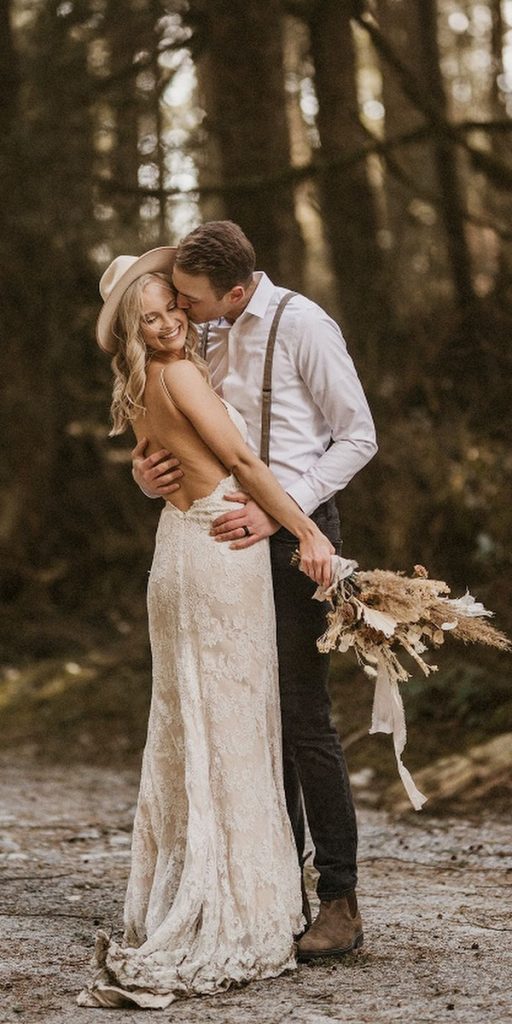 rustic wedding dresses sheath with spaghetti straps lace barn adinistorfoto