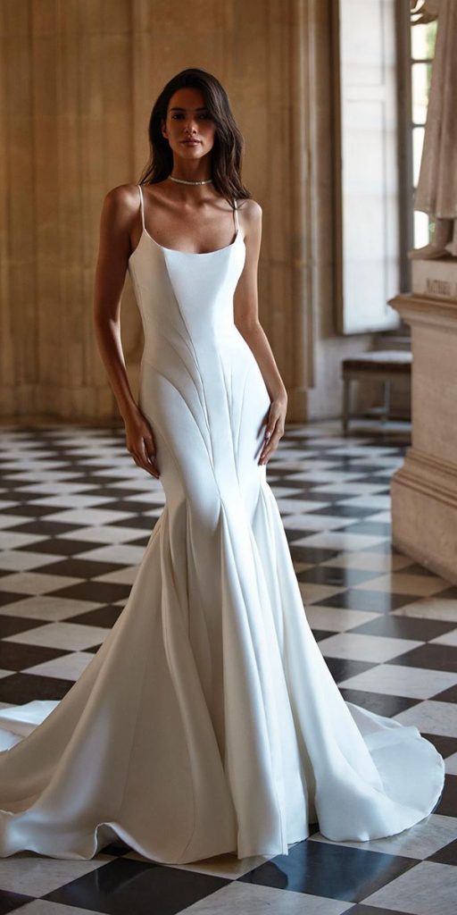 trendy wedding dresses mermaid simple sexy millanova