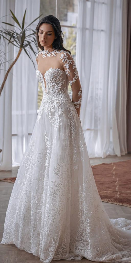 country wedding dresses sweetheart neckline floral leegrebenau