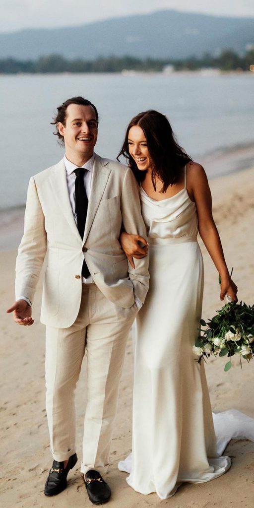 hawaiian wedding dresses simple with spaghetti straps ericronaldphoto