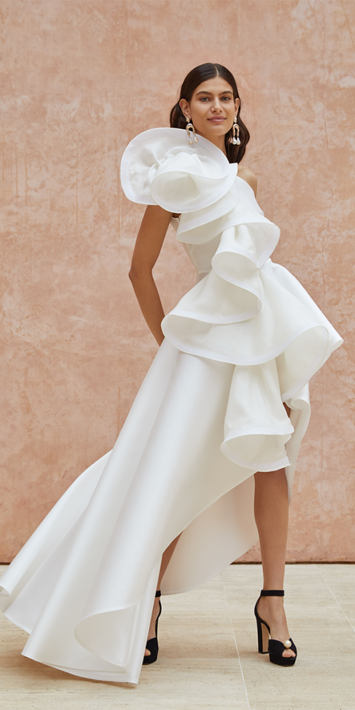 high low wedding dresses simple country beach kaviar gauche