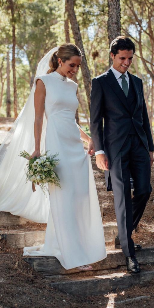 modest wedding dresses sheath boho simple kiwo_estudio