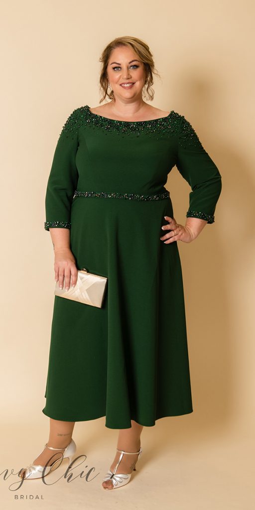 green simple plus size mother of the bride dresses slimming curvychicbridal