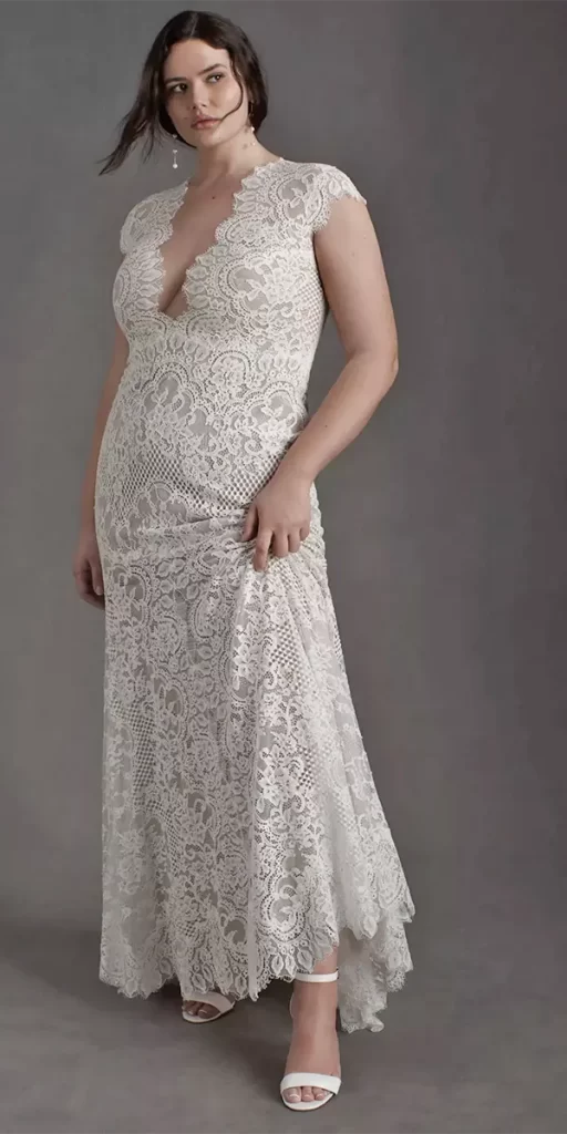 plus size wedding dresses sheath lace sexy wtoo by watters