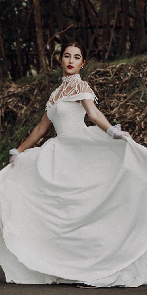 vintage wedding dresses 1920s simple jeweled aw bridal
