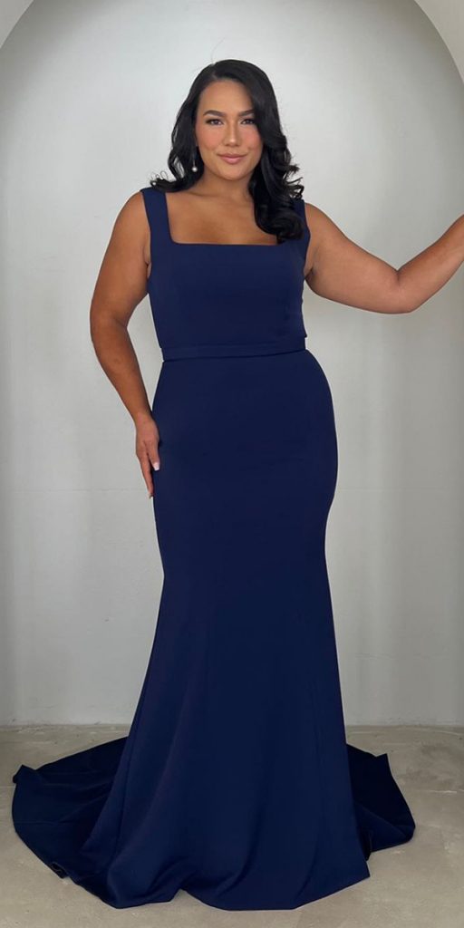flattering mother of the bride dresses for plus sizes navy simple whiterunway