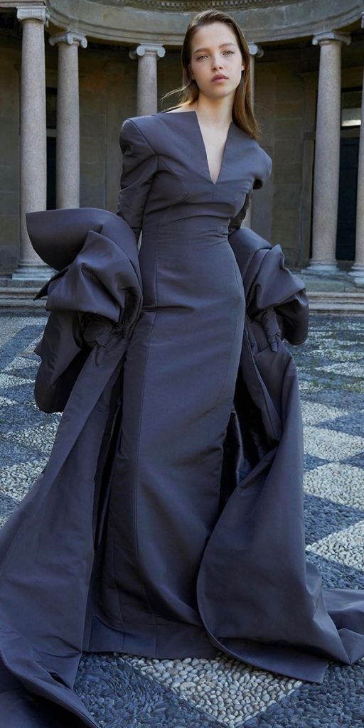 gothic wedding dresses simple with sleeves modern ashi studio