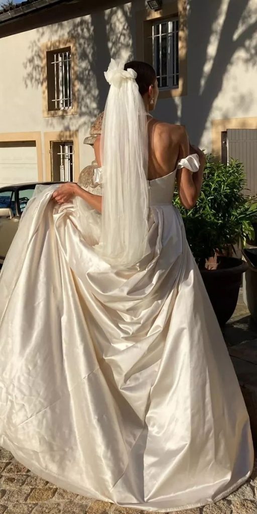 ball gown wedding dresses simple off the shoulder silk savannahmiller