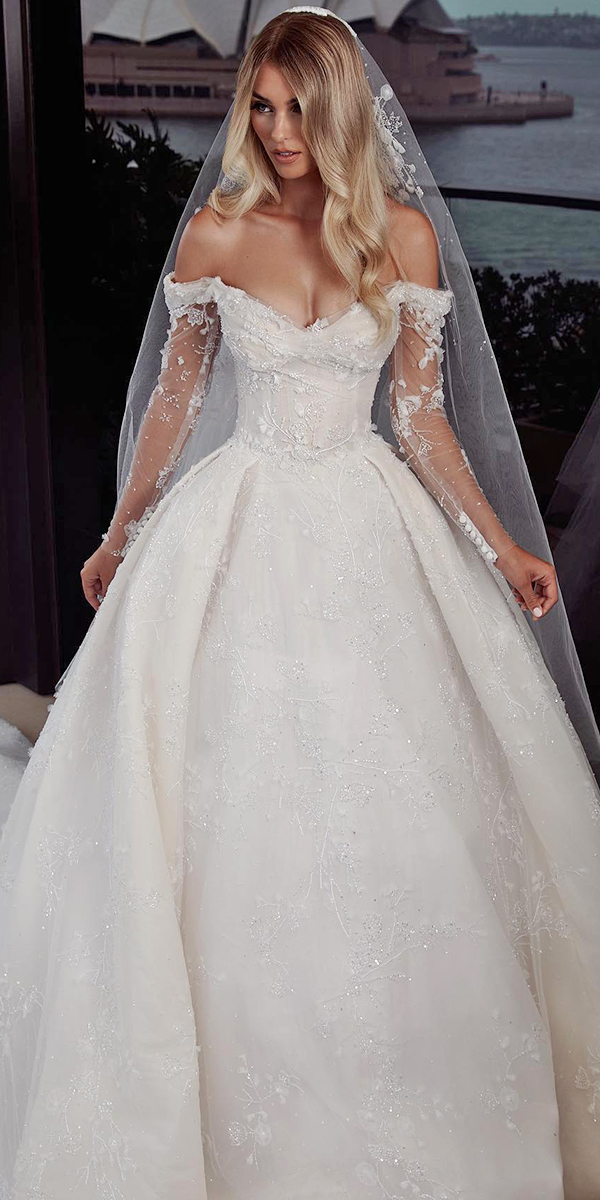 Bridal Gowns With Sleeves Never Fails To Impress 0236