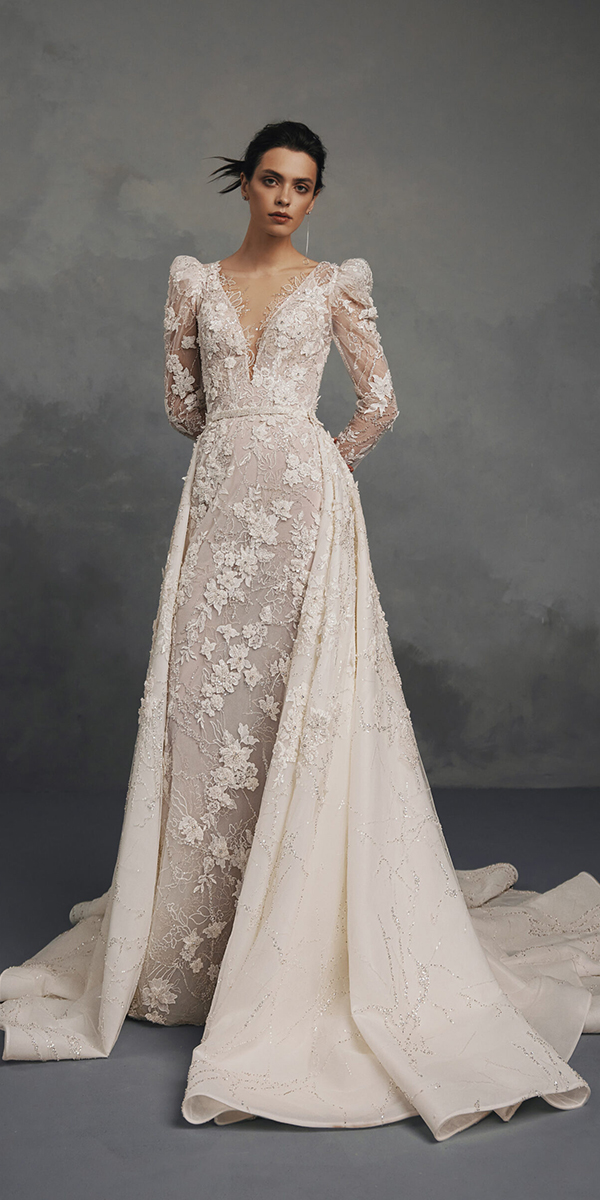 Bridal Gowns With Sleeves Never Fails To Impress 9700