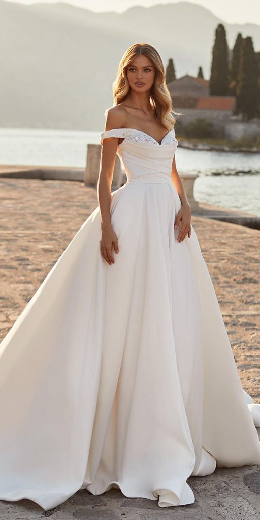 top wedding dresses ball gown simple millanova
