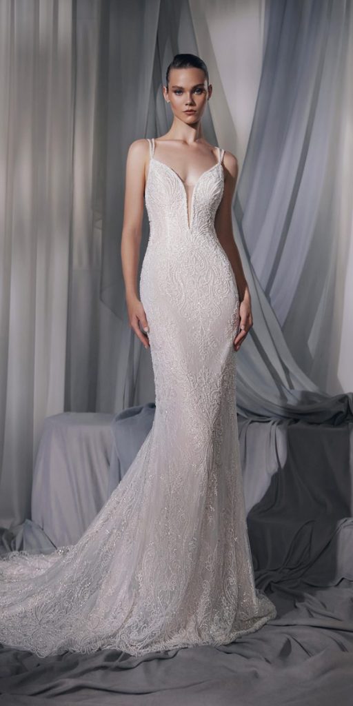  carfelli wedding dresses with spaghetti straps sexy lace